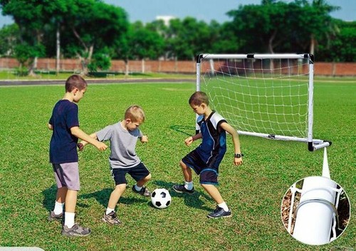 Soccer Goal /& Ball Set Air Pump Portable Indoor Outdoor Futbol Child