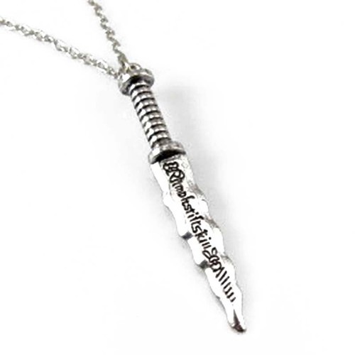 Fashion Once Upon A Time Rumpelstiltskin Dagger Cosplay Pendant Necklace Hot