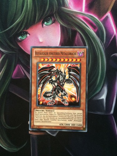RED-EYES DARKNESS METAL DRAGON GERMAN COMMON SDDC-EN013 DE013 NEAR MINT YUGIOH