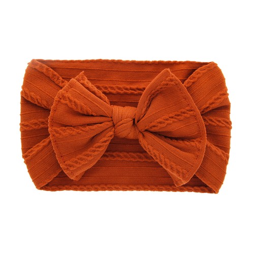 Bow Headband Toddler Turban Girls Knotted Kids Accessories Nylon Hair Band Baby