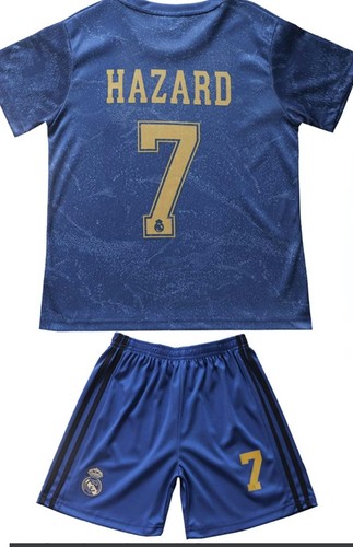 Hazard #7 Real Madrid 2019//2020 Night indigo kids jersey-free UK delivery
