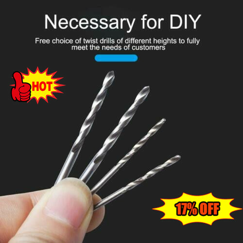 10Pcs//Set 0.5mm-1.2mm Mini Micro HSS Twist Drill Bit Bits Tool HOT