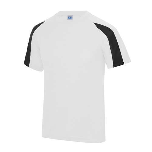 Contrast Cool T Shirt Wickable Breathable Running Training Football Sport Top BN