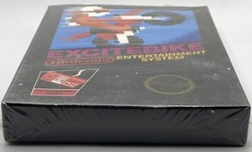 Excitebike NES Nintendo Complete CIB Near Mint 5 Screw Hangtab Still In Shrink