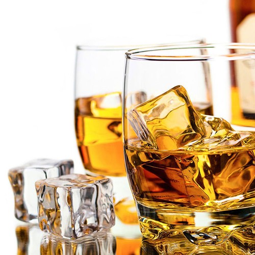 Fake Food Faux Acrylic Ice Cubes Crystal Clear 0.98/" Square Party Home DIY
