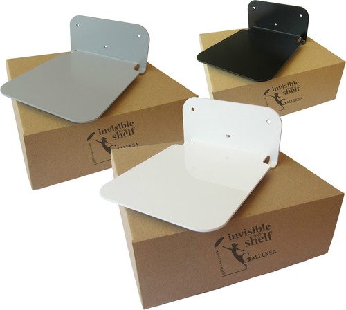 Invisible Concealed Floating Metal Bookshelf Wall Mounted Storage Book Display.