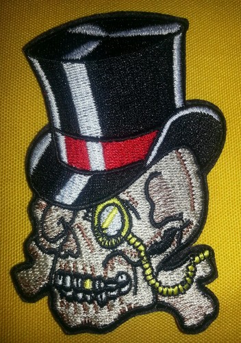 Professor Skullstien 3.5/'/' by 2.5/'/' Patch FREE SHIPPING