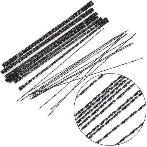 12pcs 130mm Scroll Jig Saw Blades Spiral Teeth Metal Wood Cutting Craft To TPla