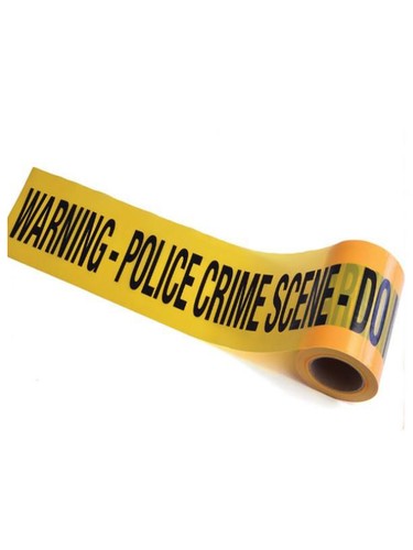 Caution Keep Out 30 Meters Yellow Forensics Crime Scene Tape CID Police Killer
