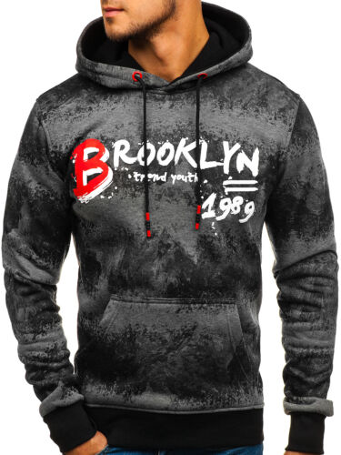 Kapuzenpullover Sweatshirt Hoodie Pulli Classic Kapuze Sport Herren BOLF Basic Kapuzenpullover Sweatshirt Hoodie Pulli Classic Kapuze Sport Herren BOLF Basic
