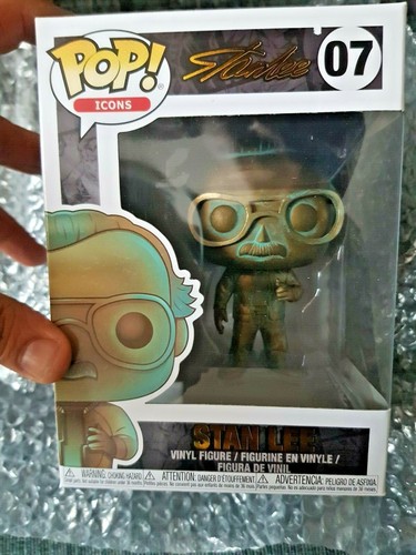 Vinyl Figure Limited Rare Brand New /& Boxed Marvel Patina Stan Lee Pop In Hand
