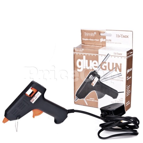 High Temperature Gun Includes Stand /& 3 Glue Sticks Hi Tack Mini Glue Gun