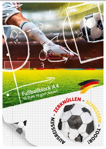 Notizblock Schreibblock Briefblock Schulblock Block A4 50 Blatt kariert gelocht