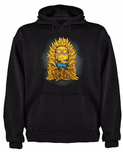 SUDADERA CAMISETA MINIONS JUEGO DE TRONOS GAME OF THRONE GRU TSHIRT SIL Pm023