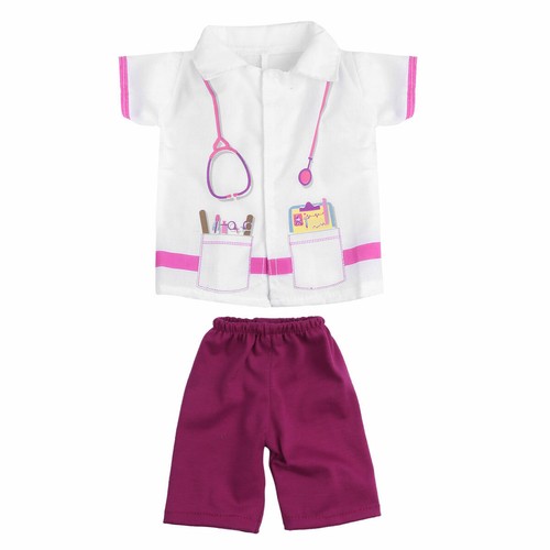 2//7 Set Doctor Nurse Doll Clothes For 18 inch Our Generation My Life Dress up