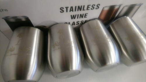 Inoxydable Verres à vin Ensemble de 4 12 oz environ 340.19 g sivaphe COFFRET AGE UK