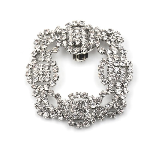 1PC Shoes Clips Rhinestone Crystal Flower Shoes Buckle Bridal Wedding Decor OJ
