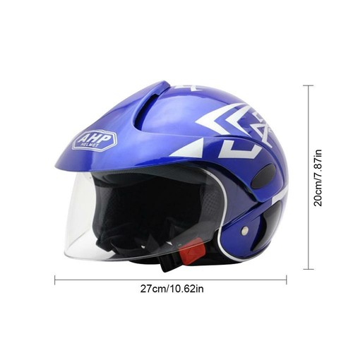 Children/'s Kid Boy Half Helmet Bike Motorcycle Bicycle Adjustable Safety Visor