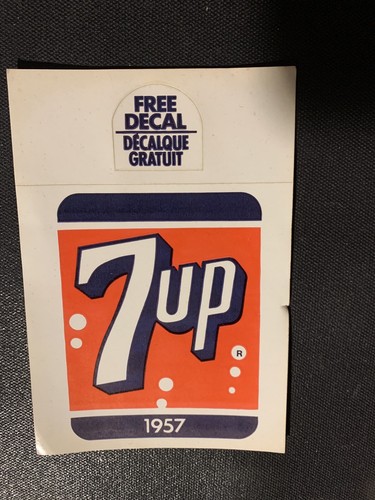 7Up Vintage Decals 1931 1937 1947 1957 And 1975