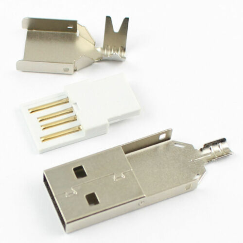 Details about  / 1000Pcs USB 2.0 Type A 4 Pin Male Three Types Plug Connector For PC DIY