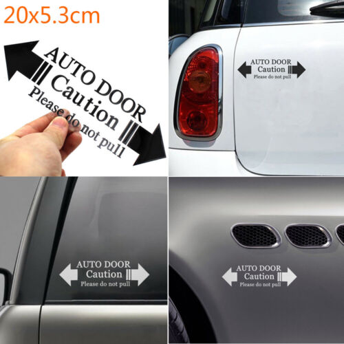 Automatic  Home Glass Auto Door  Please Do Not Pull Car Sticker Warning Caution