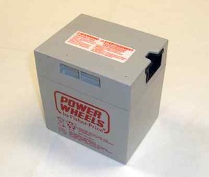 12volt Battery on 00801 0638 Battery 12 Volt Gray Brand New Genuine Power Wheels Fisher