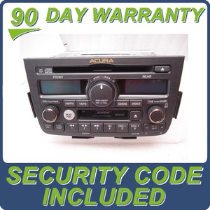 Acura Navigation  on 03 04 Acura Mdx Radio Tape Cd Player Rear Dvd Bose Navigation 1xf0 Gps