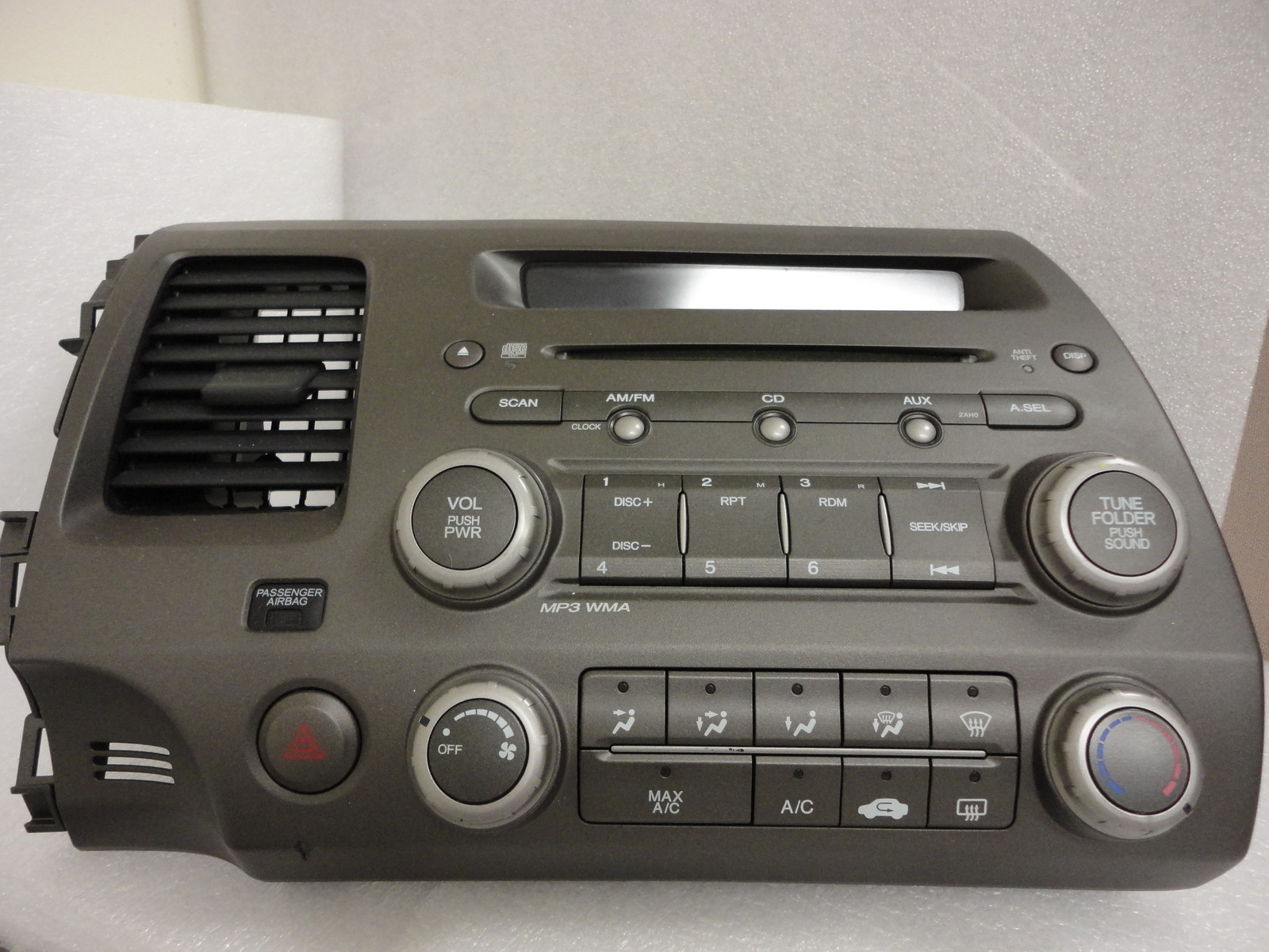 07 Honda civic radio code