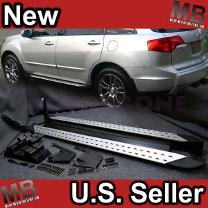 Acura  2012 on 07 09 Acura Mdx Side Step Running Board Rail Nerf Bar Kit Direct Fit