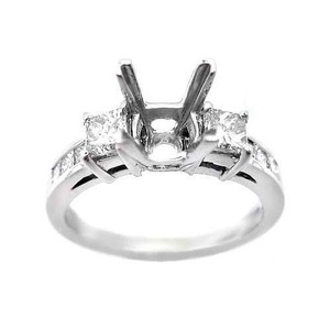 Details about 1.00 ct PRINCESS CUT DIAMOND ENGAGEMENT RING SETTING