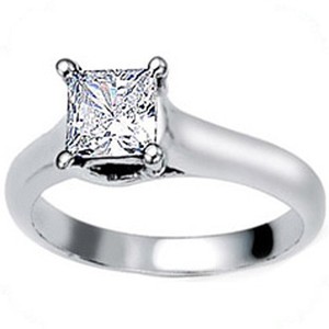 02-carat-Princess-Cut-Diamond-Engagement-Solitaire-Wedding-Ring-I ...