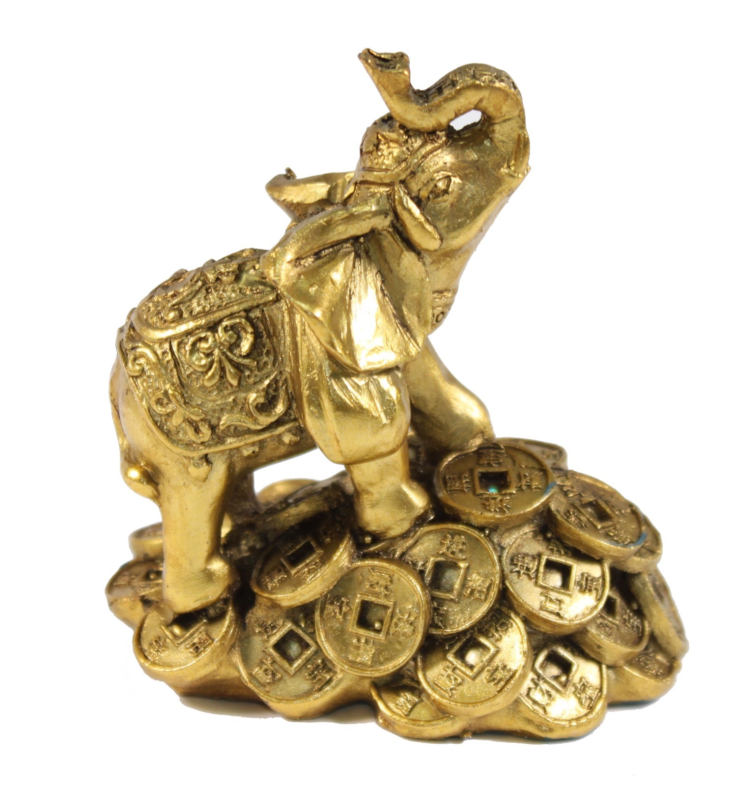 1 Feng Shui 3" Money Elephant Figurine Wealth Lucky Figurine Gift