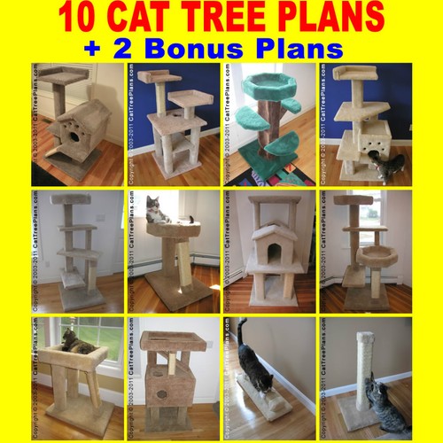 DIY Cat Tree Plans Tower