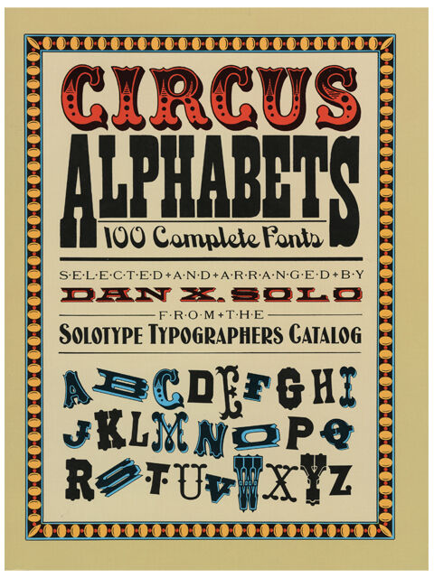 100 Circus Fonts Tattoo Letters Book Flash Script NEW eBay