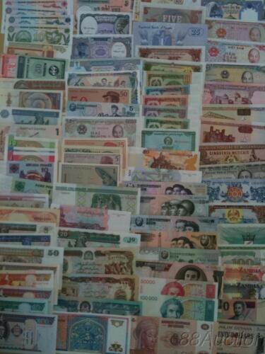 100 Different world paper money collection, UNC genuine banknotes. High Quality! in Coins & Paper Money, Paper Money: World, Collections, Lots | eBay