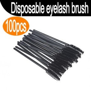 Mascara Wands on Disposable Eyelash Mini Brush Mascara Wands Applicator Spoolers Makeup