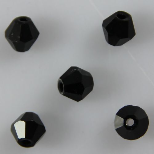 100pcs swarovski 4mm Bicone crystal beads Black A-12 NEW in Jewelry & Watches, Loose Beads, Crystal | eBay