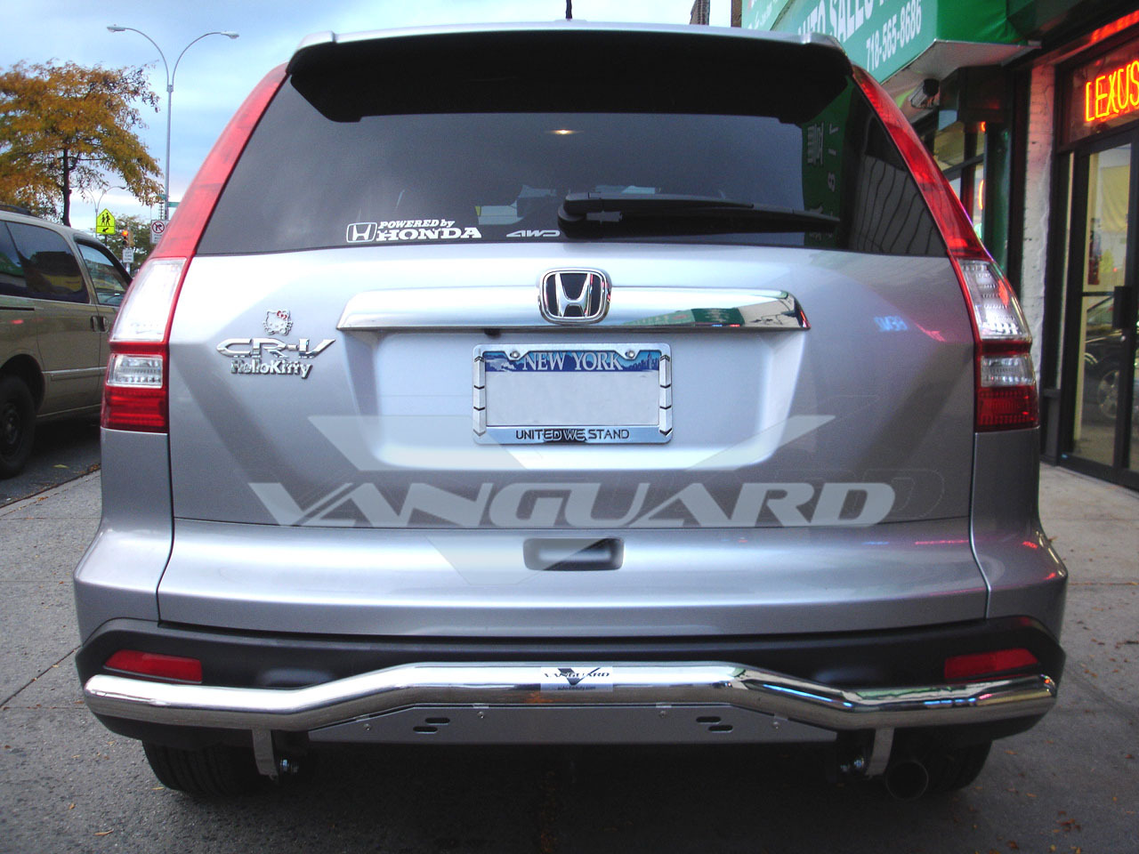 Honda crv rear bumper guard