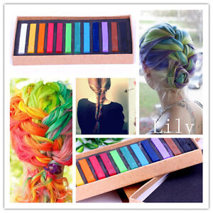 best hair color at 60
 on ... Hair Chalk Non Toxic Salon Kit Temporary Soft Pastel Painting Dye Top