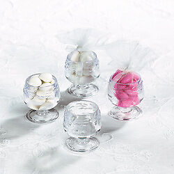 Wedding Favor Cups on Snifter Glasses Candy Cup Party Favor Wedding Bridal Shower   Ebay