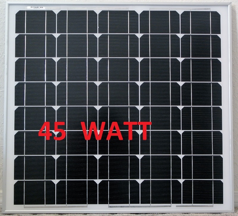 45 Watt Solar Panels 12 Volt