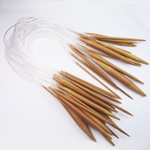 Details about 16Circular Bamboo carbonized Knitting Needles 18pairs