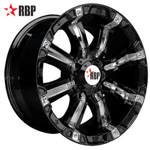  Rims on 17  Rbp 94r Wheels Tires 17 Inch Black Offroad Rims   Ebay