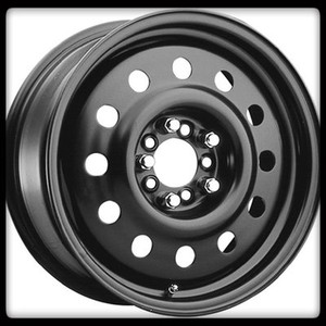 Pacer Steel Wheels Black on Pacer 83b Black Mod 5x112 Mercedes Audi S500 Matte Black Steel Wheels