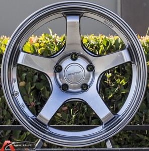 Acura  on Rt 5 Hyper Black Wheels 5x114 3 Rims Fits Acura Rsx 2002 2006   Ebay