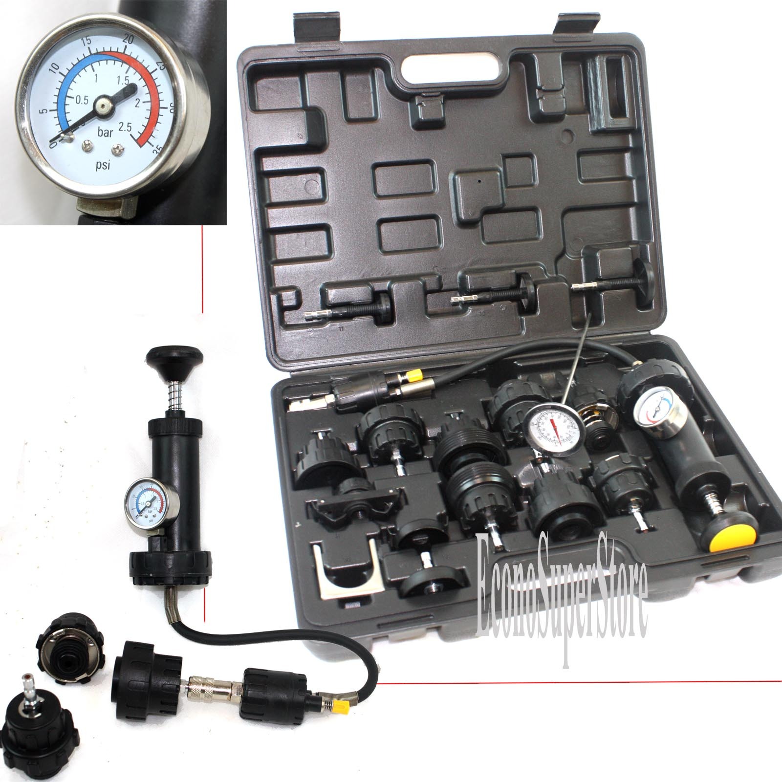 Mercedes cooling system pressure