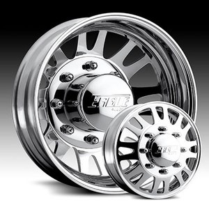  Wheels on 19 5 X6 Eagle 0569 Polished Wheels Rims 8 Lug Dually   Ebay