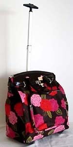 Laptop Case Wheeled on 19 Computer Laptop Bag Tote Duffel Rolling Wheel Padded Case Rose Pink