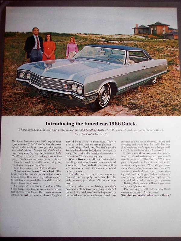 1965 Buick Electra 225 Cars original vintage ad eBay item 150448512089