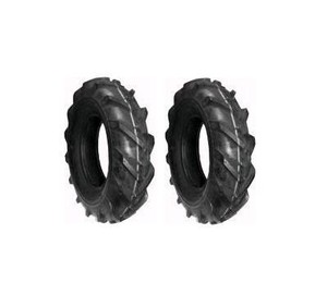 (2) New AG LUG 4.80-8 Troybilt Tiller Tires Replaces Carlisle Power Trac 5109501